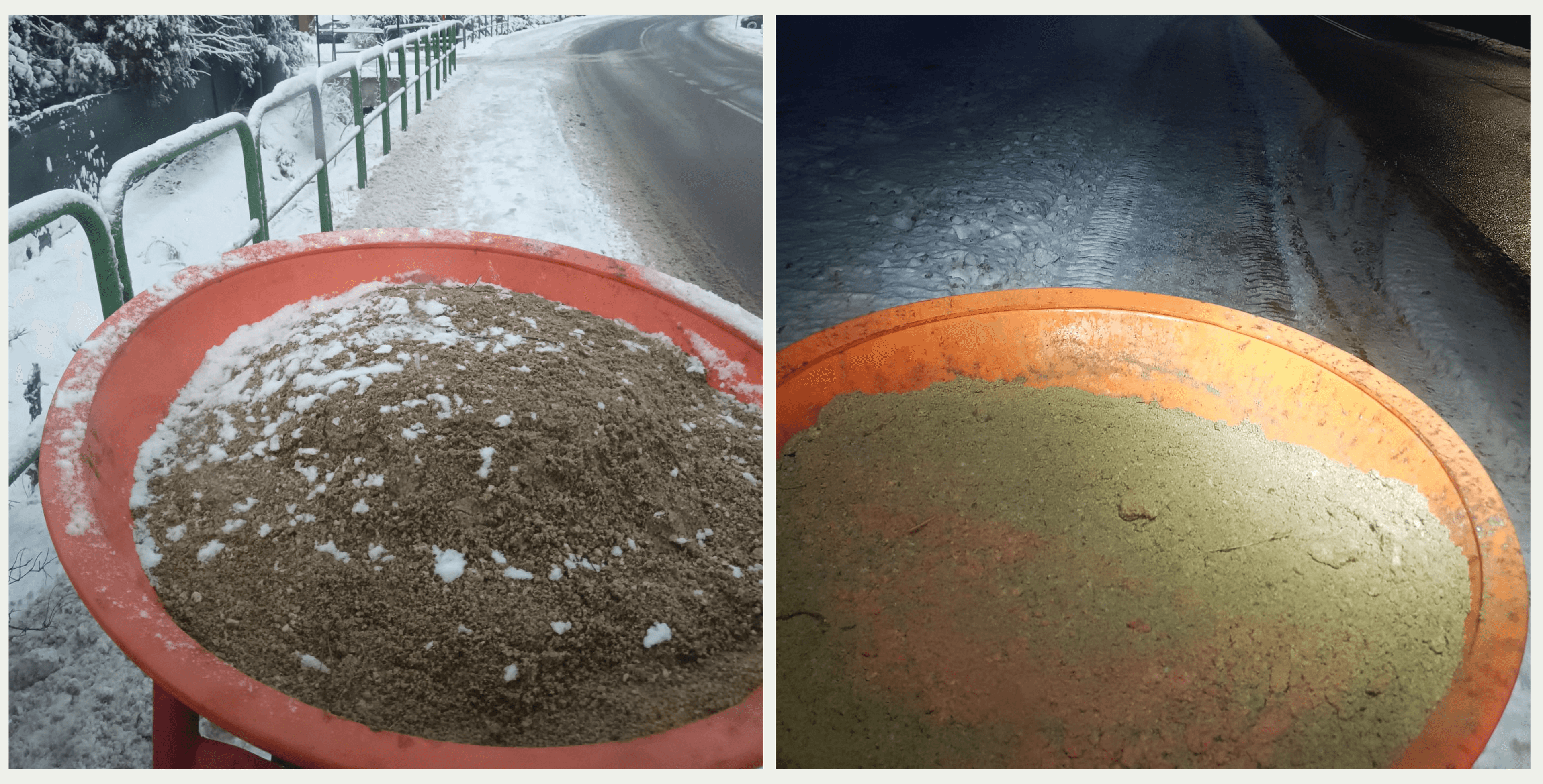 piasek do posypywania dróg